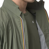 AMAURY STRETCH NYLON JERSEY // GREEN LICHEN