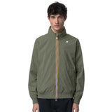 AMAURY STRETCH NYLON JERSEY // GREEN LICHEN