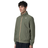 AMAURY STRETCH NYLON JERSEY // GREEN LICHEN