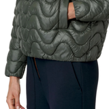 SOJENNE QUILTED WARM // GREEN BLACKISH