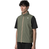 VALEN STRETCH NYLON JERSEY // GREEN LICHEN